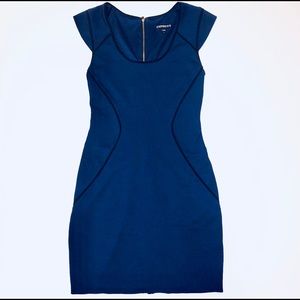 Express blue mini dress